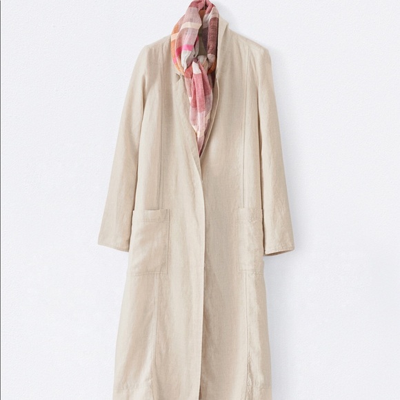 linen jacket long